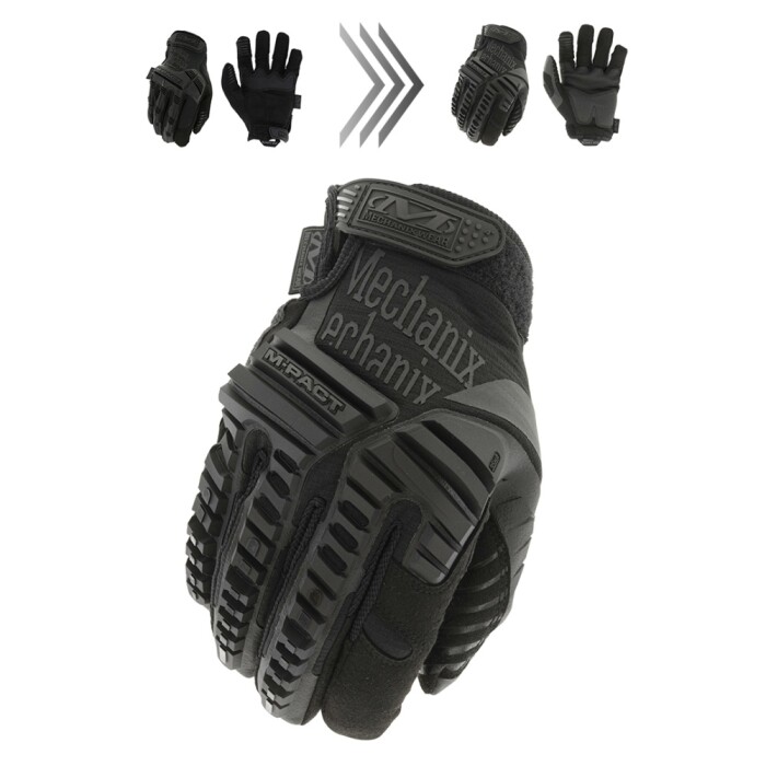 Перчатки M-Pact Mechanix, цвет Black в Капсуле