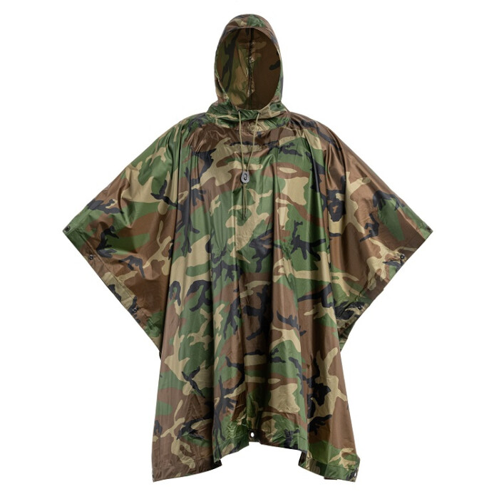 Пончо Helikon US Model, US Woodland в Капсуле