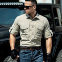 Рубашка Dragon Tooth ZR Tactical Shirt 5.0 L/S, Grey Sand в Капсуле