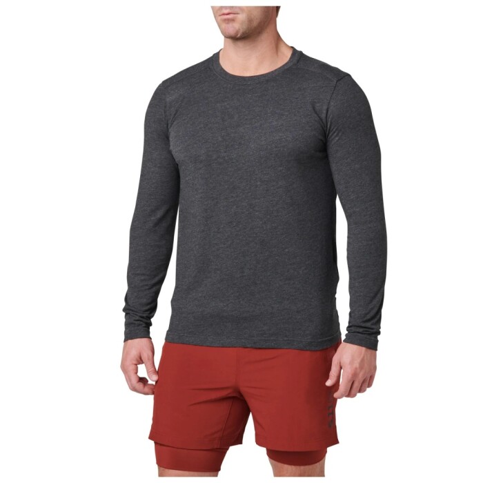 Лонгслив PT-R Charge 2.0 L/S 5.11 Tactical, цвет Black Heather в Капсуле