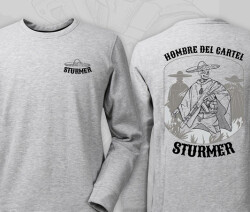 Лонгслив Sturmer Cartel, серый