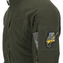 Куртка флисовая Helikon Alpha Tactical Grid Fleece, Olive Green в Капсуле
