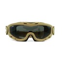 Тактические очки X SPEAR Tan Frame 3 линзы SP293T Wiley-X в Капсуле