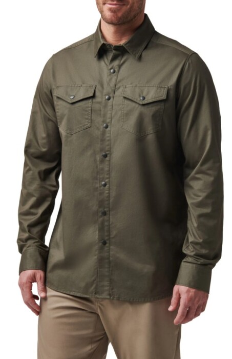 Рубашка Gunner Solid L/S 5.11 Tactical, цвет Grenade в Капсуле
