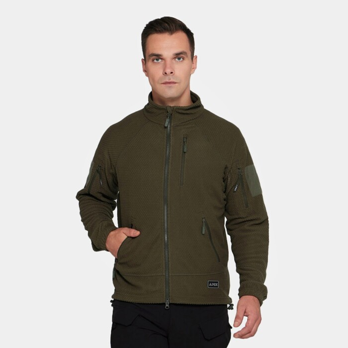 Кофта флисовая Sanford APEX, цвет Olive Green в Капсуле