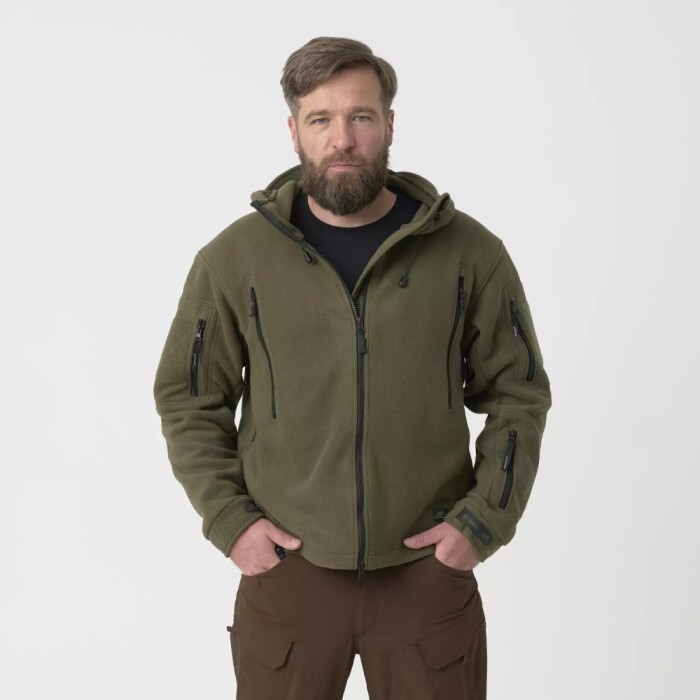 Куртка флисовая PATRIOT Helikon, цвет Olive Green в Капсуле