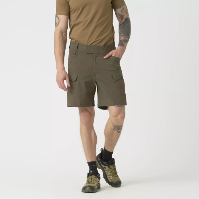 Шорты OTUS VersaStrecth Lite Helikon, цвет Taiga Green в Капсуле