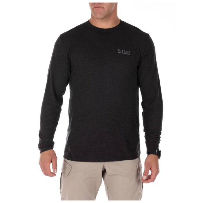 Лонгслив Triblend Legacy 5.11 Tactical, цвет Black Htr в Капсуле