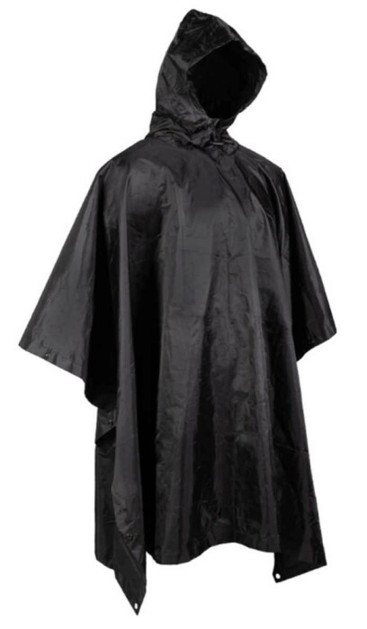 Пончо BASIC R/S Mil-Tec, цвет Black в Капсуле